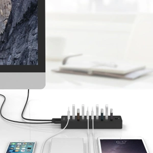 Kup Adapter Hub 10w1 Orico 10x USB 3.0 - ORC6 - {ean13} - Sklep Home Screen