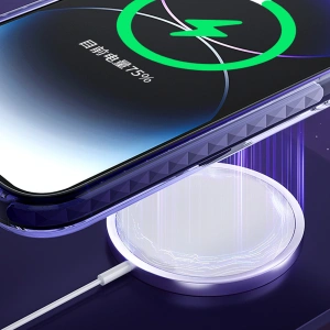 Kup Etui Kingxbar PQY Ice Crystal MagSafe Apple iPhone 14 Pro szare - KGX597 - {ean13} - Sklep Home Screen