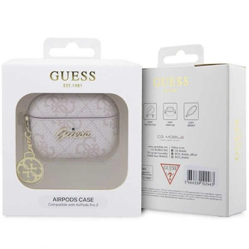 Kup Husă Guess GUAP2G4GSMP pentru Apple AirPods Pro 2, roz/pink, Colecția 4G Charm - GUE2389 - {ean13} - Sklep Home Screen