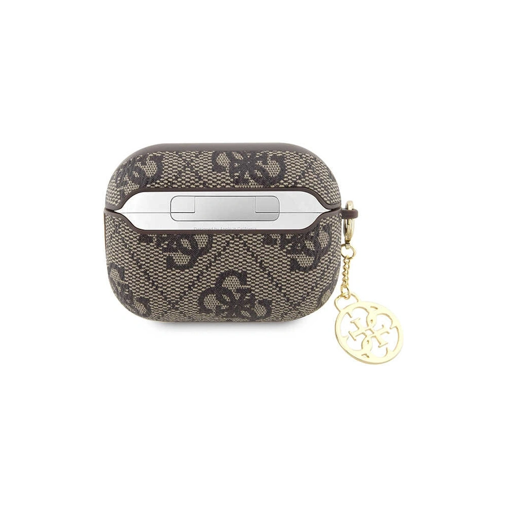 Etui Guess GUAP2G4GSMW Apple AirPods Pro 2 cover brązowy/brown 4G Charm Collection