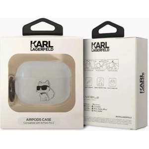 Buy Karl Lagerfeld KLAP2HNCHTCT Apple AirPods Pro 2 transparent Ikonik Choupette - KLD1443 - {ean13} - Home Screen Store Europe