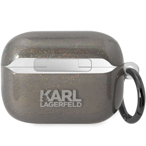 Kup Etui Karl Lagerfeld KLAP2HNKCTGK Apple AirPods Pro 2 czarny/black Gliter Karl&Choupette - KLD1445 - {ean13} - Sklep Home Screen