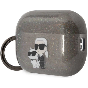 Buy Karl Lagerfeld KLAP2HNKCTGK Apple AirPods Pro 2 black Gliter Karl&Choupette - KLD1445 - {ean13} - Home Screen Store Europe