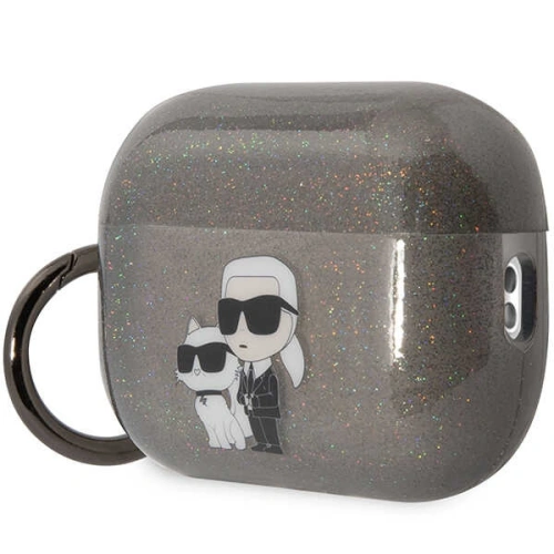 Kup Etui Karl Lagerfeld KLAP2HNKCTGK Apple AirPods Pro 2 czarny/black Gliter Karl&Choupette - KLD1445 - {ean13} - Sklep Home Screen