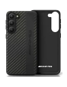 Case Mercedes AMG AMHCS23LBLSCA Samsung Galaxy S23 Ultra schwarz/black hardcase Carbon Stripe&Embossed