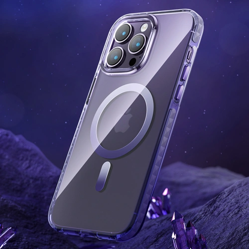 Kup Case Kingxbar PQY Ice Crystal MagSafe Apple iPhone 14 Plus / 15 Plus silberne - KGX603 - {ean13} - Sklep Home Screen