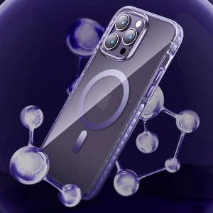 Kup Etui Kingxbar PQY Ice Crystal MagSafe Apple iPhone 14 Plus / 15 Plus srebrne - KGX603 - {ean13} - Sklep Home Screen