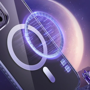 Kup Etui Kingxbar PQY Ice Crystal MagSafe Apple iPhone 14 Plus / 15 Plus srebrne - KGX603 - {ean13} - Sklep Home Screen