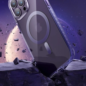 Kup Etui Kingxbar PQY Ice Crystal MagSafe Apple iPhone 14 Plus / 15 Plus srebrne - KGX603 - {ean13} - Sklep Home Screen
