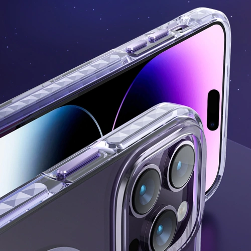 Kup Case Kingxbar PQY Ice Crystal MagSafe Apple iPhone 14 Plus / 15 Plus silberne - KGX603 - {ean13} - Sklep Home Screen