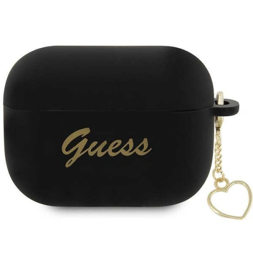 Kup Etui Guess GUAP2LSCHSK Apple AirPods Pro 2 tok fekete/szilikon Charm Heart Collection - GUE2391 - {ean13} - Sklep Home Screen