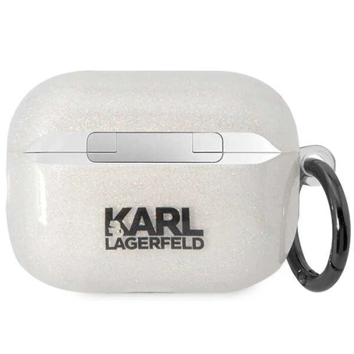 Kup Etui Karl Lagerfeld KLAP2HNKCTGT Apple AirPods Pro 2 átlátszó Gliter Karl&Choupette - KLD1446 - {ean13} - Sklep Home Screen