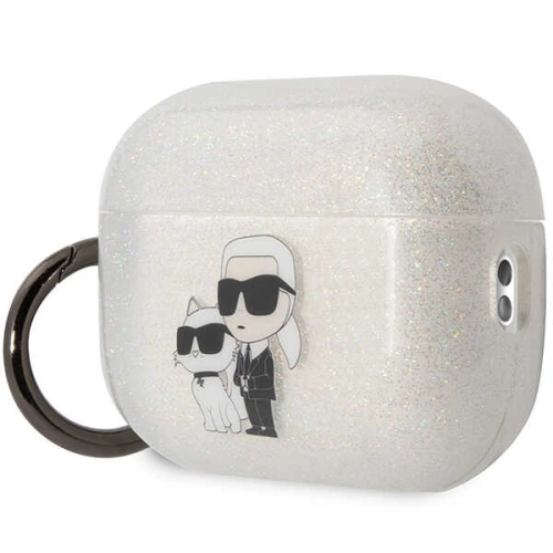 Kup Etui Karl Lagerfeld KLAP2HNKCTGT Apple AirPods Pro 2 transparent Gliter Karl&Choupette - KLD1446 - {ean13} - Sklep Home Screen