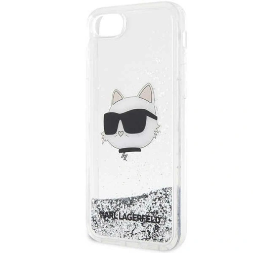 Kup Etui Karl Lagerfeld KLHCI8LNCHCS Apple iPhone SE 2022/SE 2020/8/7 srebrny/silver hardcase Glitter Choupette Head - KLD1447 - {ean13} - Sklep Home Screen