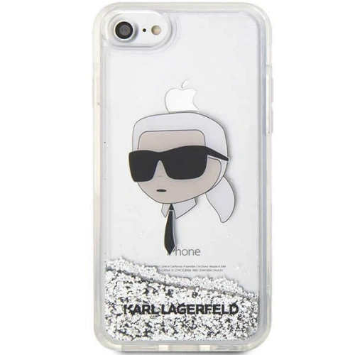 Kup Case Karl Lagerfeld KLHCI8LNKHCH Apple iPhone SE 2022/SE 2020/8/7 Silber/hardcase Glitter Karl Head - KLD1448 - {ean13} - Sklep Home Screen