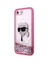 Kup Husă Karl Lagerfeld KLHCI8LNKHCP Apple iPhone SE 2022/SE 2020/8/7 roz/pink hardcase Glitter Karl Head - KLD1449 - {ean13} - Sklep Home Screen