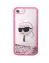 Kup Husă Karl Lagerfeld KLHCI8LNKHCP Apple iPhone SE 2022/SE 2020/8/7 roz/pink hardcase Glitter Karl Head - KLD1449 - {ean13} - Sklep Home Screen