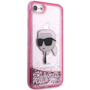 Kup Case Karl Lagerfeld KLHCI8LNKHCP Apple iPhone SE 2022/SE 2020/8/7 rosa/pink Hardcase Glitter Karl Head - KLD1449 - {ean13} - Sklep Home Screen