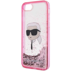 Kup Case Karl Lagerfeld KLHCI8LNKHCP Apple iPhone SE 2022/SE 2020/8/7 rosa/pink Hardcase Glitter Karl Head - KLD1449 - {ean13} - Sklep Home Screen