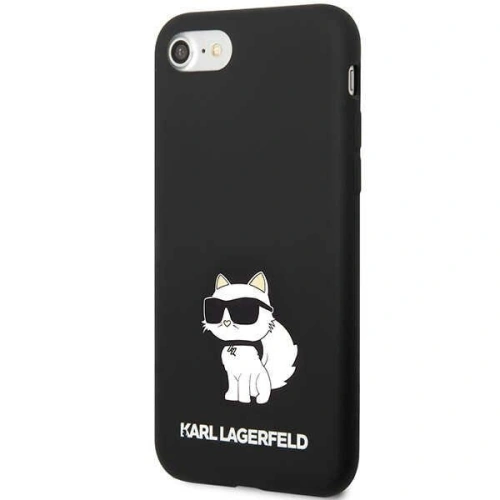 Kup Etui Karl Lagerfeld KLHCI8SNCHBCK Apple iPhone SE 2022/SE 2020/8/7 hardcase czarny/black Silicone Choupette - KLD1450 - {ean13} - Sklep Home Screen