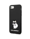Kup Etui Karl Lagerfeld KLHCI8SNCHBCK Apple iPhone SE 2022/SE 2020/8/7 hardcase czarny/black Silicone Choupette - KLD1450 - {ean13} - Sklep Home Screen