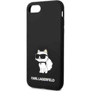 Buy Karl Lagerfeld KLHCI8SNCHBCK Apple iPhone SE 2022/SE 2020/8/7 hardcase black Silicone Choupette - KLD1450 - {ean13} - Home Screen Store Europe