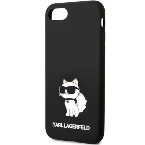 Kup Etui Karl Lagerfeld KLHCI8SNCHBCK Apple iPhone SE 2022/SE 2020/8/7 hardcase czarny/black Silicone Choupette - KLD1450 - {ean13} - Sklep Home Screen