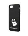 Kup Etui Karl Lagerfeld KLHCI8SNCHBCK Apple iPhone SE 2022/SE 2020/8/7 hardcase czarny/black Silicone Choupette - KLD1450 - {ean13} - Sklep Home Screen