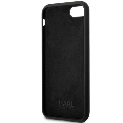 Kup Etui Karl Lagerfeld KLHCI8SNCHBCK Apple iPhone SE 2022/SE 2020/8/7 hardcase czarny/black Silicone Choupette - KLD1450 - {ean13} - Sklep Home Screen