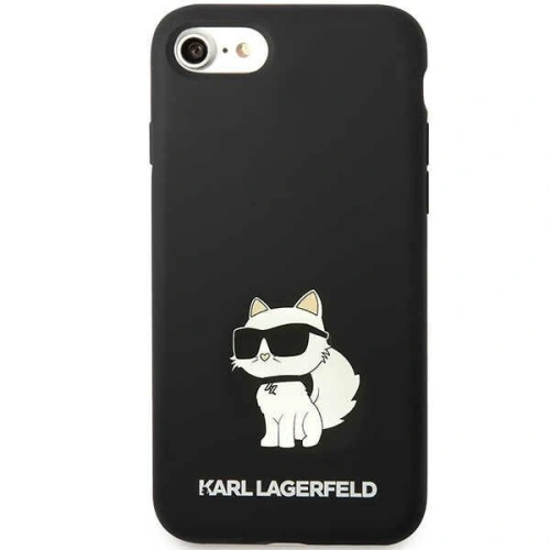 Kup Etui Karl Lagerfeld KLHCI8SNCHBCK Apple iPhone SE 2022/SE 2020/8/7 hardcase czarny/black Silicone Choupette - KLD1450 - {ean13} - Sklep Home Screen