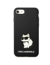 Kup Etui Karl Lagerfeld KLHCI8SNCHBCK Apple iPhone SE 2022/SE 2020/8/7 hardcase czarny/black Silicone Choupette - KLD1450 - {ean13} - Sklep Home Screen