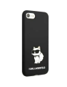 Kup Etui Karl Lagerfeld KLHCI8SNCHBCK Apple iPhone SE 2022/SE 2020/8/7 hardcase czarny/black Silicone Choupette - KLD1450 - {ean13} - Sklep Home Screen