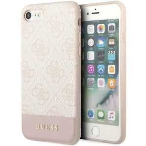 Kup Husă Guess GUHCI8G4GLPI Apple iPhone SE 2022/SE 2020/8/7 roz/roz hard case 4G Stripe Collection - GUE2393 - {ean13} - Sklep Home Screen