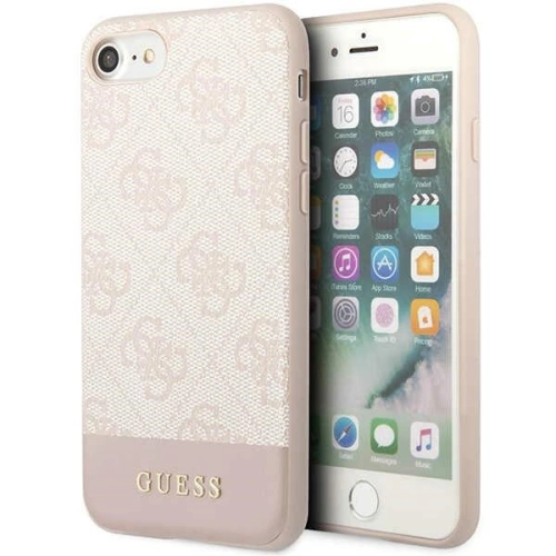 Kup Case Guess GUHCI8G4GLPI Apple iPhone SE 2022/SE 2020/8/7 rosa/pink Hartschale 4G Stripe Collection - GUE2393 - {ean13} - Sklep Home Screen