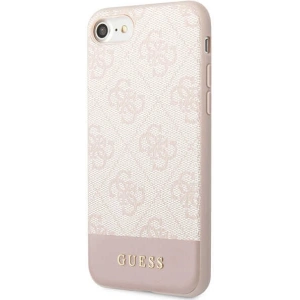 Kup Case Guess GUHCI8G4GLPI Apple iPhone SE 2022/SE 2020/8/7 rosa/pink Hartschale 4G Stripe Collection - GUE2393 - {ean13} - Sklep Home Screen
