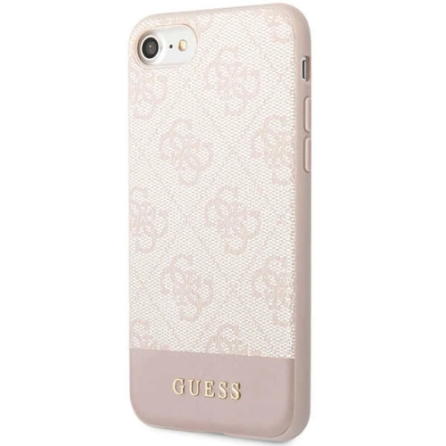 Kup Case Guess GUHCI8G4GLPI Apple iPhone SE 2022/SE 2020/8/7 rosa/pink Hartschale 4G Stripe Collection - GUE2393 - {ean13} - Sklep Home Screen