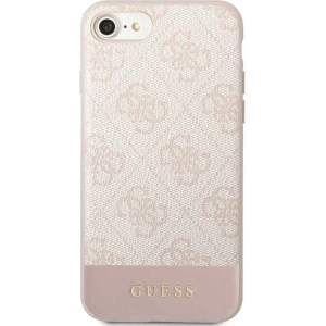 Kup Case Guess GUHCI8G4GLPI Apple iPhone SE 2022/SE 2020/8/7 rosa/pink Hartschale 4G Stripe Collection - GUE2393 - {ean13} - Sklep Home Screen
