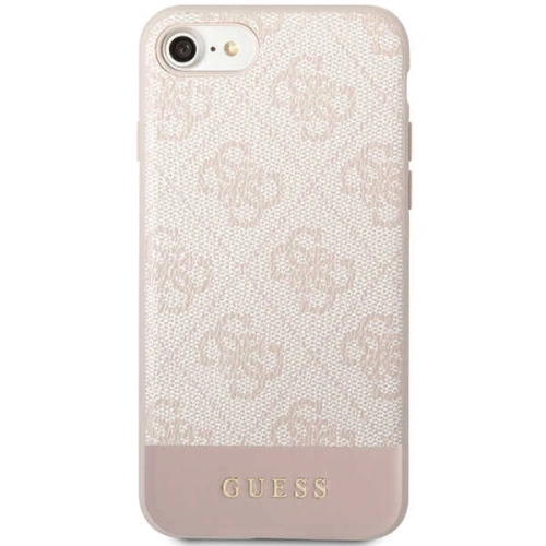 Kup Case Guess GUHCI8G4GLPI Apple iPhone SE 2022/SE 2020/8/7 rosa/pink Hartschale 4G Stripe Collection - GUE2393 - {ean13} - Sklep Home Screen