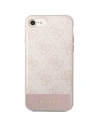 Kup Case Guess GUHCI8G4GLPI Apple iPhone SE 2022/SE 2020/8/7 rosa/pink Hartschale 4G Stripe Collection - GUE2393 - {ean13} - Sklep Home Screen