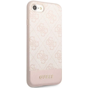 Kup Case Guess GUHCI8G4GLPI Apple iPhone SE 2022/SE 2020/8/7 rosa/pink Hartschale 4G Stripe Collection - GUE2393 - {ean13} - Sklep Home Screen