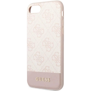 Kup Case Guess GUHCI8G4GLPI Apple iPhone SE 2022/SE 2020/8/7 rosa/pink Hartschale 4G Stripe Collection - GUE2393 - {ean13} - Sklep Home Screen