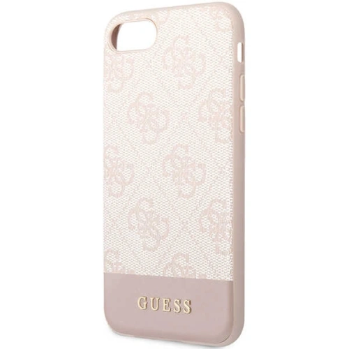 Kup Case Guess GUHCI8G4GLPI Apple iPhone SE 2022/SE 2020/8/7 rosa/pink Hartschale 4G Stripe Collection - GUE2393 - {ean13} - Sklep Home Screen