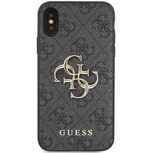 Kup Case Guess GUHCPX4GMGGR Apple iPhone XS/X grau/grau Hartschale 4G Big Metal Logo - GUE2394 - {ean13} - Sklep Home Screen
