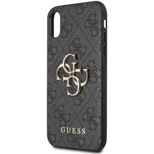 Kup Case Guess GUHCPX4GMGGR Apple iPhone XS/X grau/grau Hartschale 4G Big Metal Logo - GUE2394 - {ean13} - Sklep Home Screen