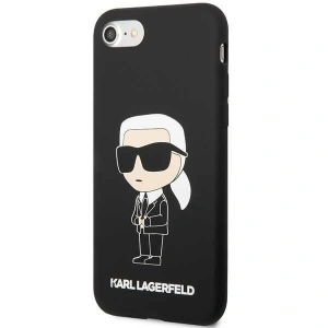 Buy Karl Lagerfeld KLHCI8SNIKBCK Apple iPhone SE 2022/SE 2020/8/7 hardcase black Silicone Ikonik - KLD1451 - {ean13} - Home Screen Store Europe