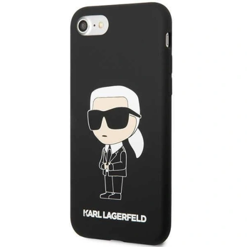 Kup Etui Karl Lagerfeld KLHCI8SNIKBCK Apple iPhone SE 2022/SE 2020/8/7 kemény tok fekete/szilikon Ikonik - KLD1451 - {ean13} - Sklep Home Screen