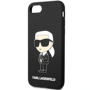 Buy Karl Lagerfeld KLHCI8SNIKBCK Apple iPhone SE 2022/SE 2020/8/7 hardcase black Silicone Ikonik - KLD1451 - {ean13} - Home Screen Store Europe
