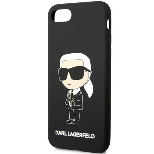 Kup Etui Karl Lagerfeld KLHCI8SNIKBCK Apple iPhone SE 2022/SE 2020/8/7 hardcase czarny/black Silicone Ikonik - KLD1451 - {ean13} - Sklep Home Screen