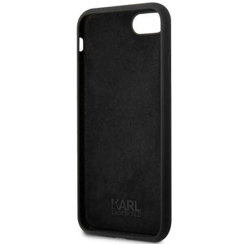 Kup Etui Karl Lagerfeld KLHCI8SNIKBCK Apple iPhone SE 2022/SE 2020/8/7 hardcase czarny/black Silicone Ikonik - KLD1451 - {ean13} - Sklep Home Screen