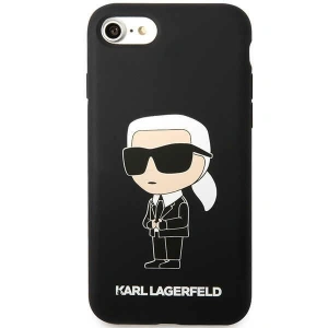 Buy Karl Lagerfeld KLHCI8SNIKBCK Apple iPhone SE 2022/SE 2020/8/7 hardcase black Silicone Ikonik - KLD1451 - {ean13} - Home Screen Store Europe